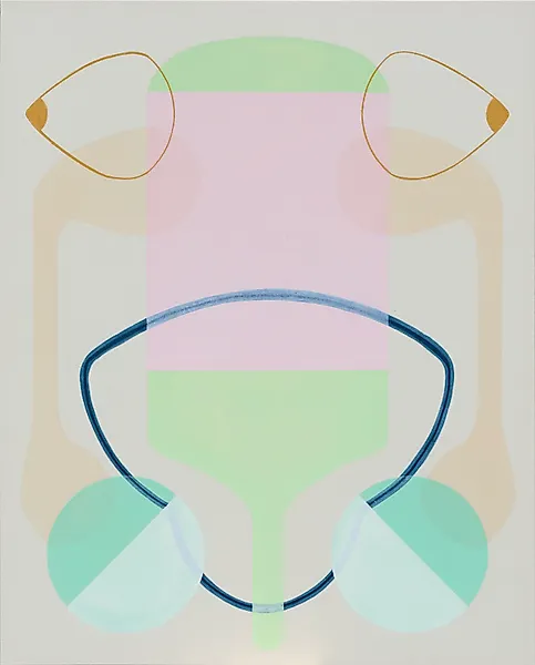Excerpta II – im rein potentiellen Zustand befindlich, Acryl & Ölpastell auf Leinwand, 180x145cm, 2025
