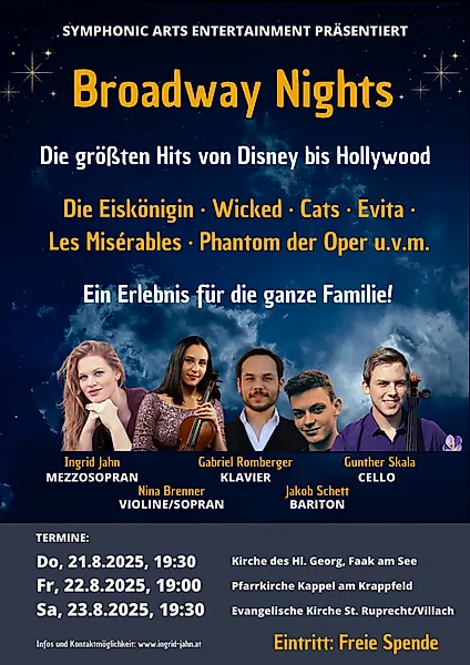 Broadway Nights - Die größten Hits von Disney bis Hollywood