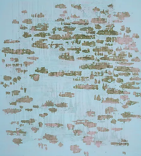 Rudolfine P. Rossmann, Eitempera auf Leinwand