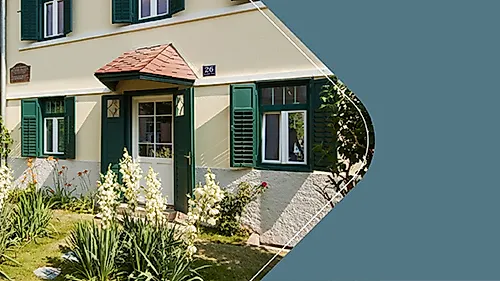 Garten vor dem Ingeborg Bachmann Haus