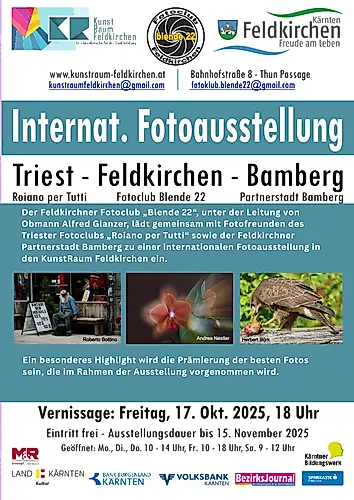Internationale Fotoausstellung im KunstRaum Feldkirchen