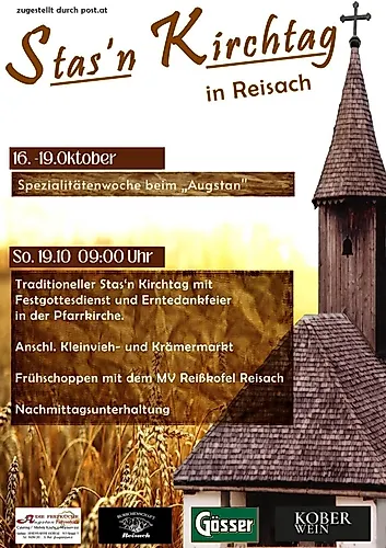 Stas'n Kirchtag 2025 Flyer