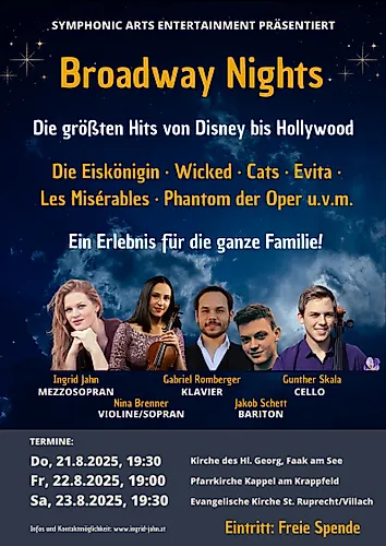 Broadway Nights - Die größten Hits von Disney bis Hollywood