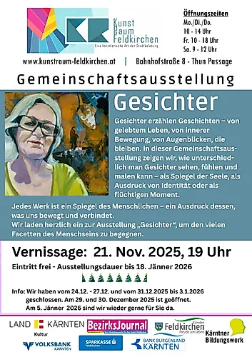 Gemeinschaftsausstellung "Gesichter"