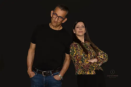 Michael Jedlicka mit Sängerin